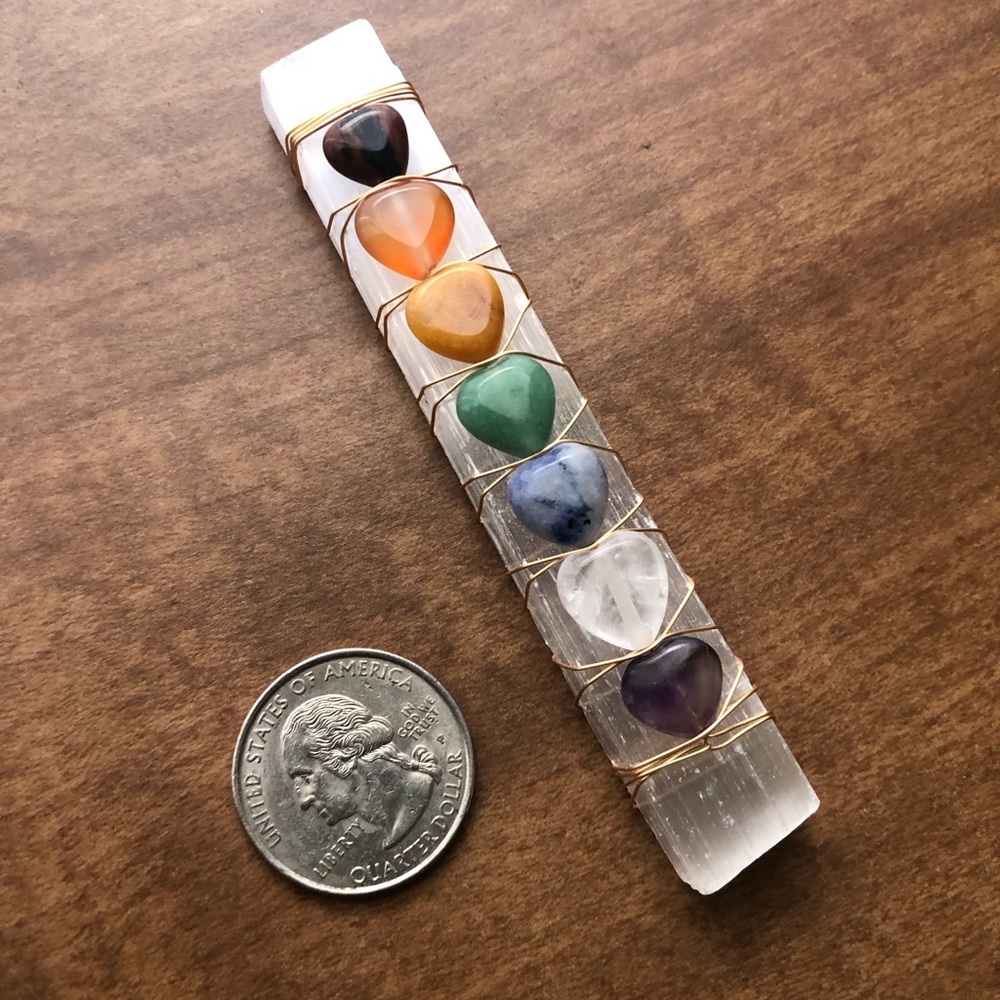 Selenite Chakra Wand - Picture 6 of 6
